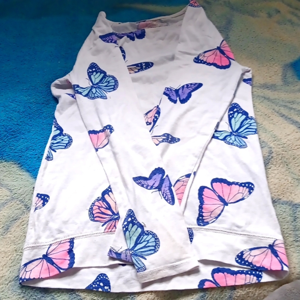 Kids Butterfly Long-Sleeve Shirt